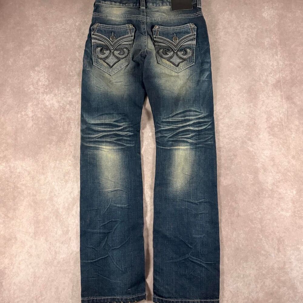 affliction blake grunge straight leg jeans brand new with tags